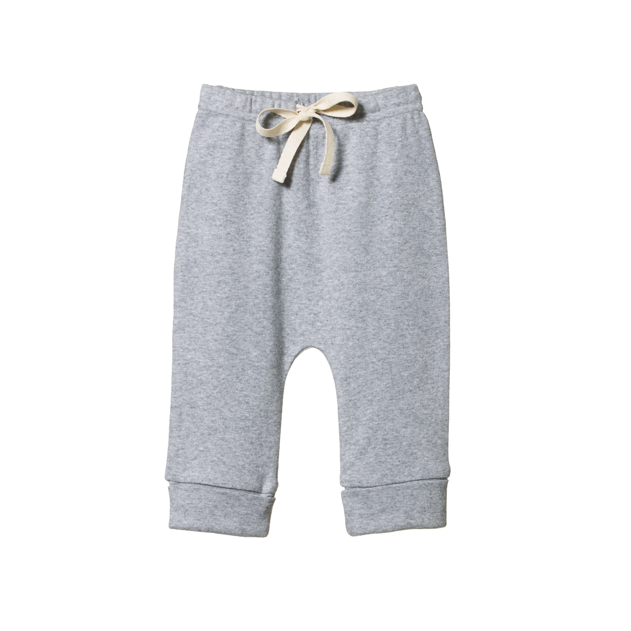 Nature Baby Drawstring Pants Grey Marl