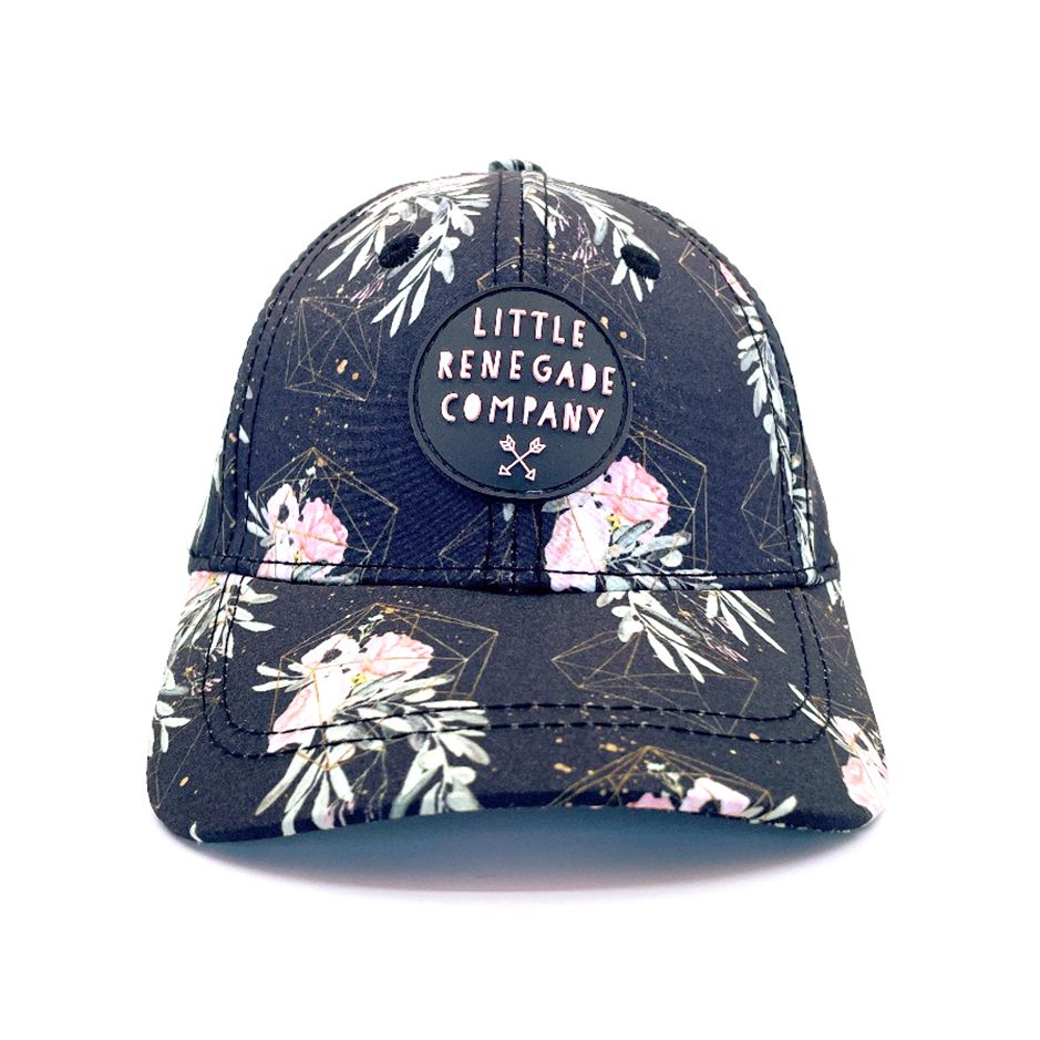 Little Renegade Company Floral Valentine Baseball Cap