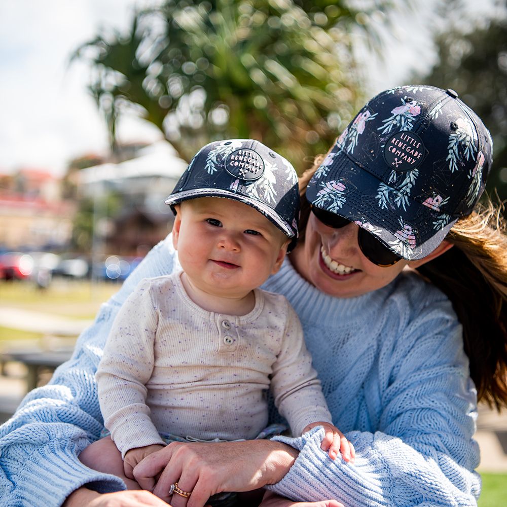 Little Renegade Company Floral Valentine Baseball Cap