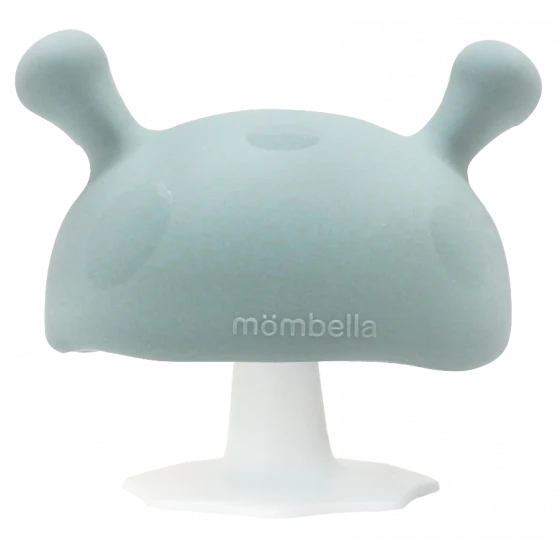 Mombella Mushroom Teether Iron Green