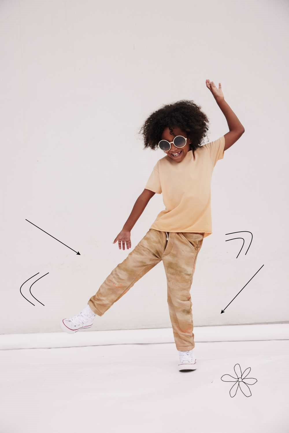 MINIKID Desert Sand Comfort Fit Pants