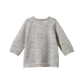 Nature Baby Merino Knit Kimono Jacket Light Grey Marl