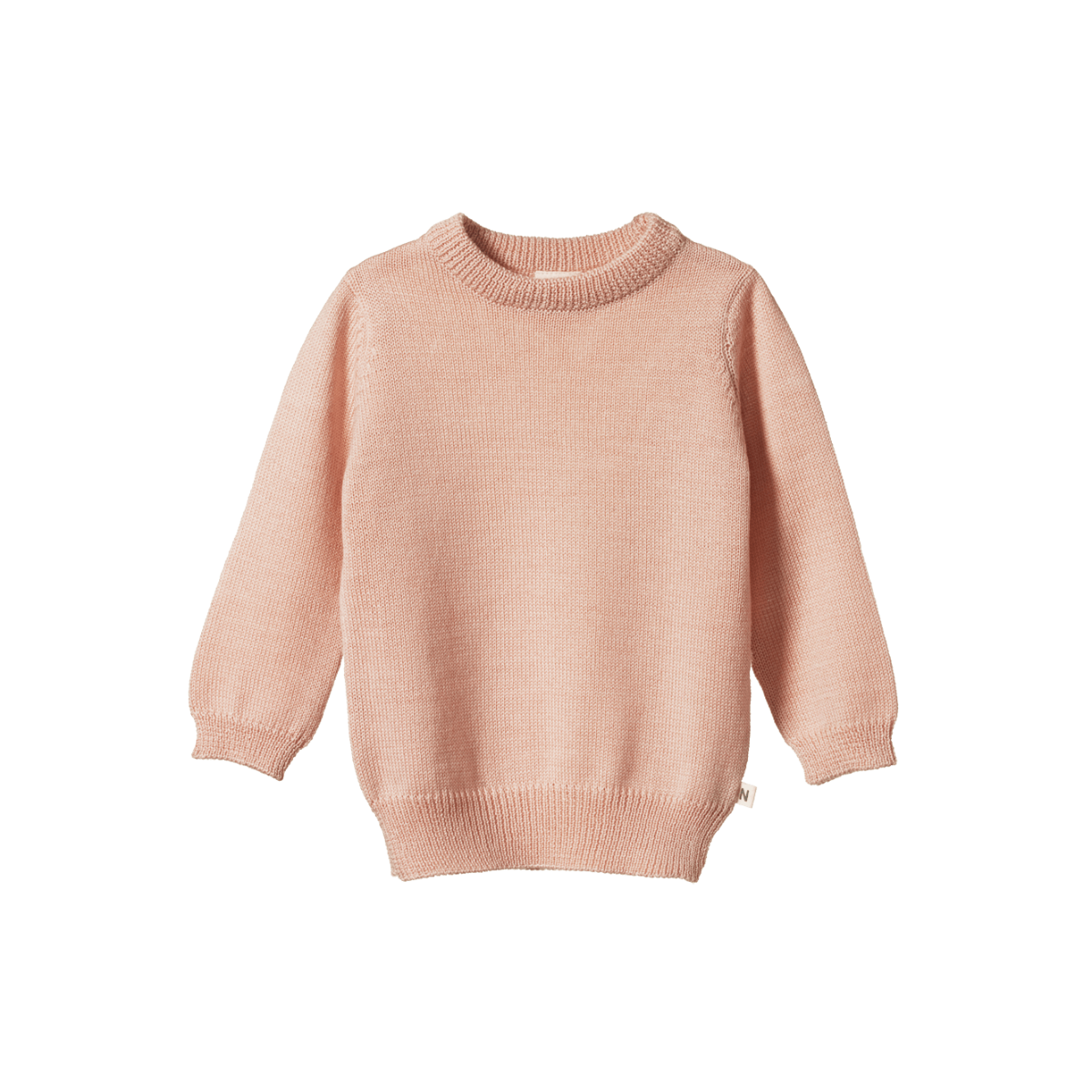 Nature Baby Merino Knit Pullover Rose Dust