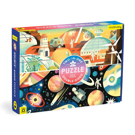 Space Mission Double Sided Puzzle 100pce