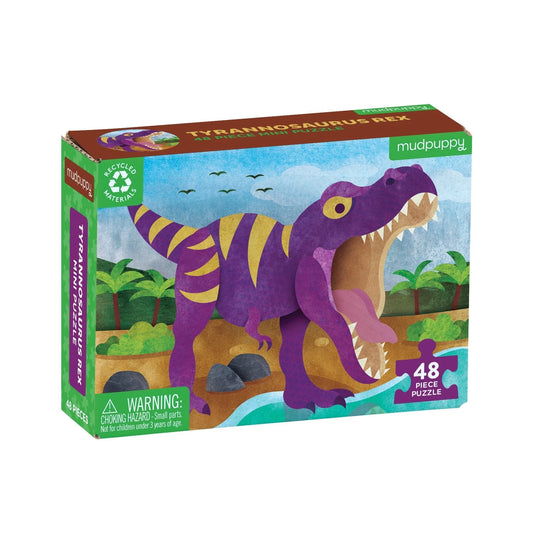 Tyrannosaurus Rex Mini Shaped Puzzle