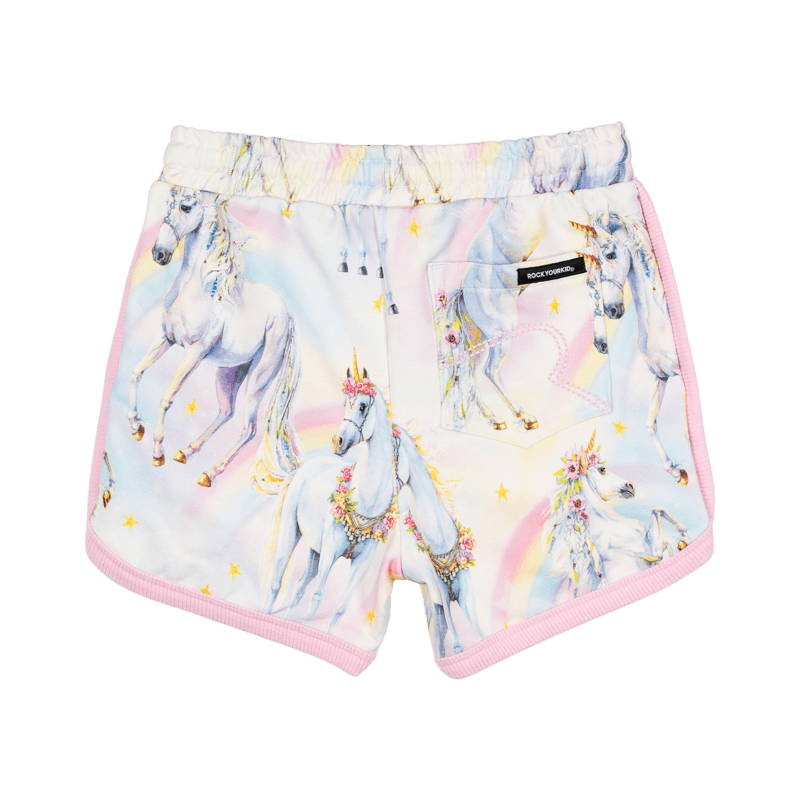 Rock Your Kid Sorbet Unicorn Jogger Shorts