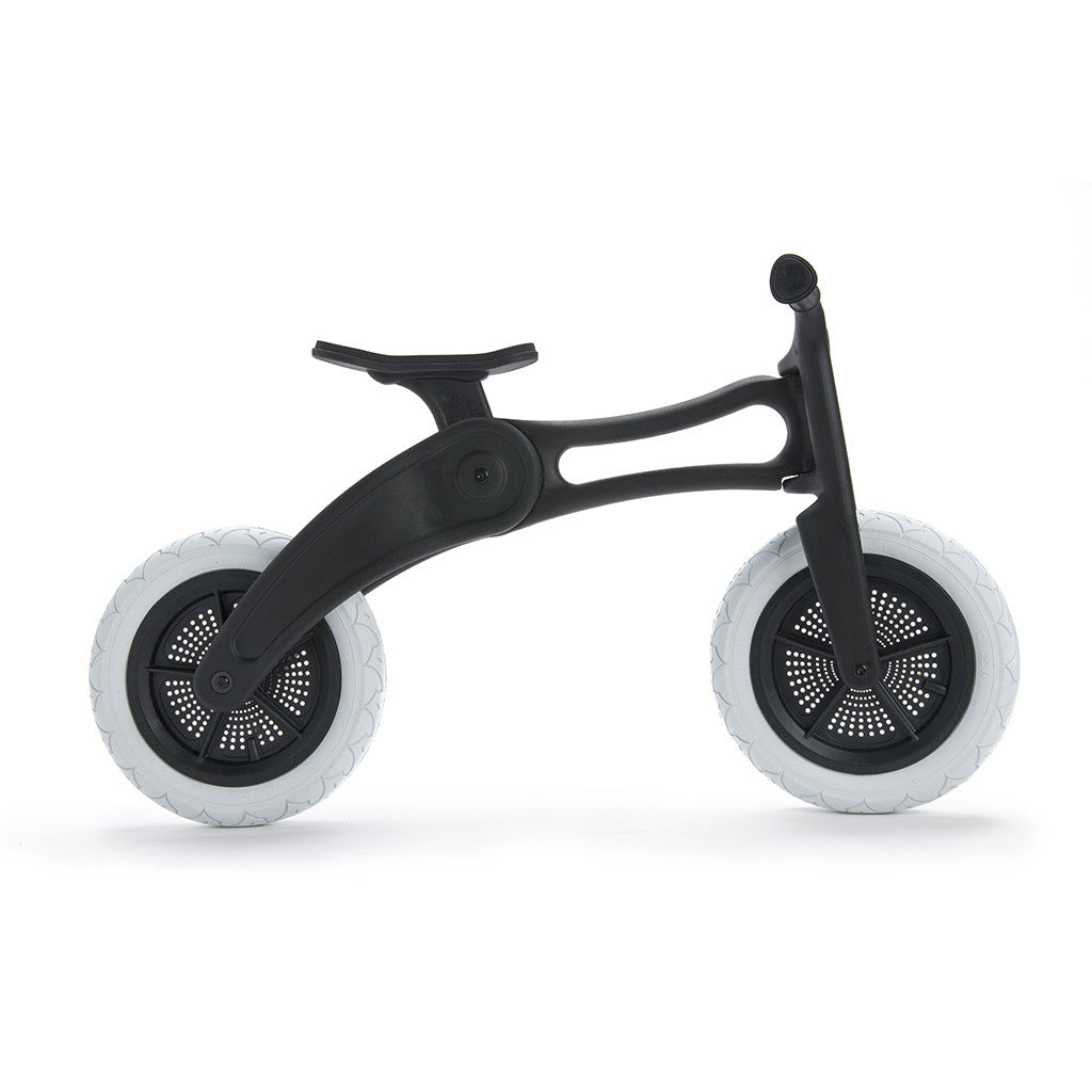 Wishbone Recycled 3-in-1 Balance Bike Black