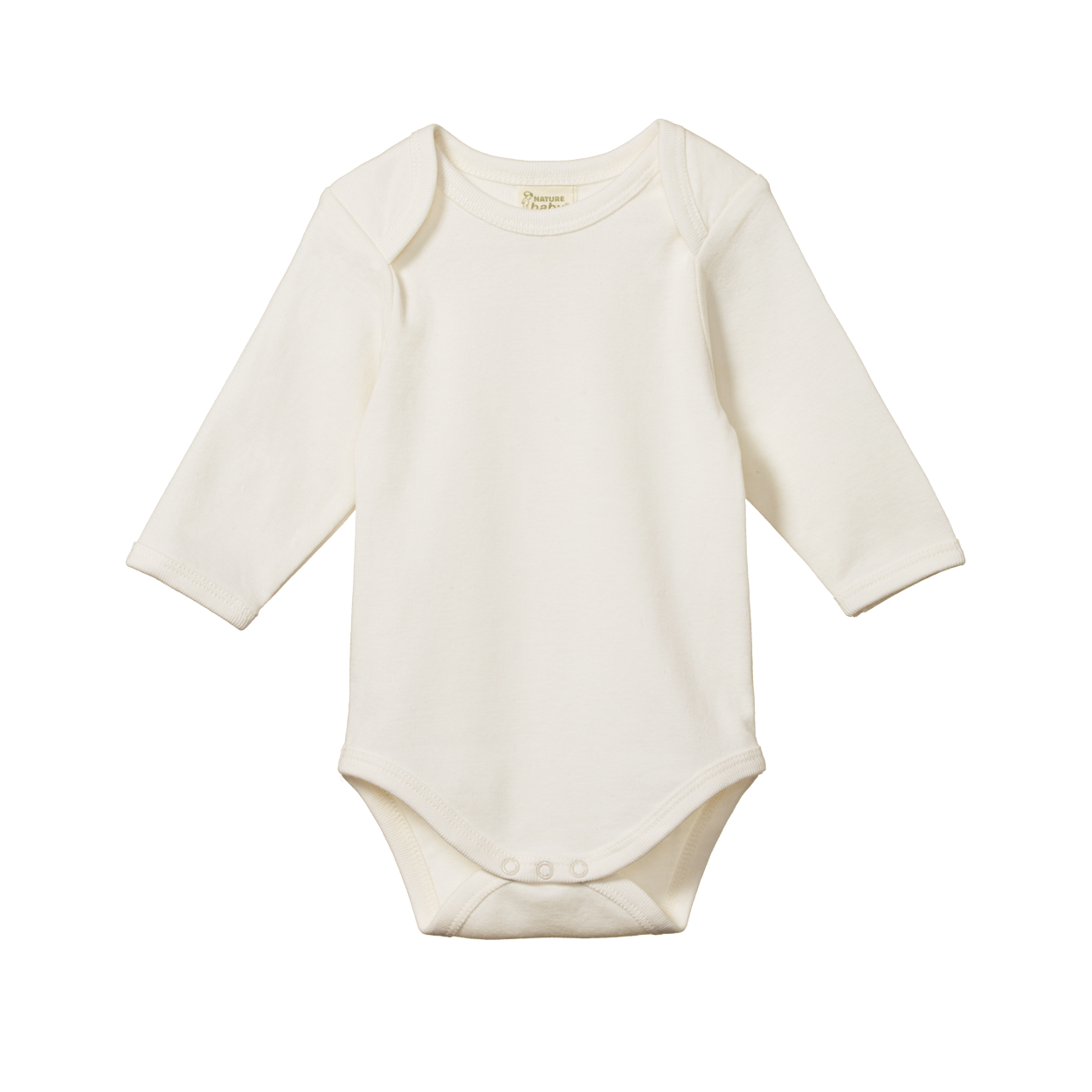 Nature Baby Long Sleeve Bodysuit Natural